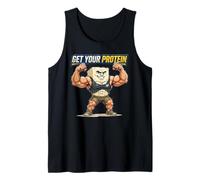 Get Your Protein Funny Jacked Tofu Vegan Dude Tank Top