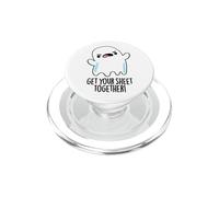 Get Your Sheet Together Funny Ghost Pun PopSockets PopGrip for MagSafe
