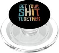 Get Your Shit Together Anti-War Political Statement PopSockets PopGrip for MagSafe