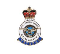 Get1 Blue RAF Veteran Lapel Pin Badge - HM Armed Forces - UK Seller