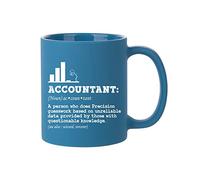 Getagift Account Mug, Accountant Definition Noun, Coffee Mug, Accountant Meaning, Coworkers, Bosses, 11oz Novelty Cup Tea Ceramic Full Coloured Frosted Mug. (Light Blue)