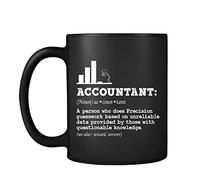 Getagift Account Mug, Accountant Definition Noun, Coffee Mug, Accountant Meaning, Coworkers, Bosses, Novelty Cup 11oz Ceramic Black Satin Tea Cup.