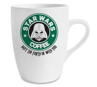 Getagift Birthday Mug, May The 4th Be with You, Coffee Lover Gift, Christmas Mug, Movie Coffee Mug Gift, Tea Cocoa Soup Daily use Mug Ceramic 13 oz White Marrow Coffee Cup/Mug.