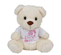 Getagift Dear Nana Just Smile Cheerful Word Loving Hug Make The World Bright Mother’s Day, Birthday, Teddy Bear Plush Soft Toys. (Cream Teddy)