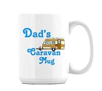 Getagift Father's Day Gift, Dad's Caravan Mug, Holiday Mug, Birthday Gift for Dad, Travelling Gift for Daddy Coffee Mug,Tea Mug Cocoa Soup Daily use Ceramic 15oz Coffee Mug. (White)