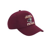 Getagift Funny Border Collie Dad Gift | The Most Pawsome Dog Lover Gift for Him, Cotton Authentic 5 Panel Cap. (Burgundy)