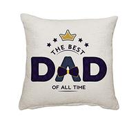 Getagift Funny Dad Birthday Present, from Son, Daughter, The Best Dad Of All Time, Best Dad Ever Gift, Home Décor, Linen Throw Pillow/Cushion. (Linen Cushion Cover)