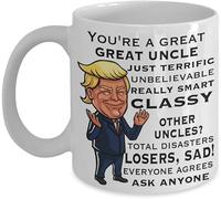 Getagift Funny Trump Mug for Uncle Gift from Niece or Nephew, 11oz Coffee, Tea Mug.