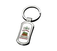 Getagift Gardener gift, I am a Gardener what's your Superpower?, Gardening Gift, Rectangular/Round Key ring. (Rectangular)