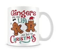 Getagift Gingers are for Life Not Just for Christmas Unique Ceramic Coffee/Tea 11 oz Cup/Mug.