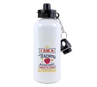 Getagift I Am a Teaching Assistant Whats Your Superpower?, Best Teacher Gift, 500 ml Aluminium Water Bottle.