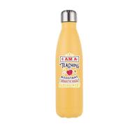 Getagift I Am a Teaching Assistant Whats Your Superpower?, Best Teacher Gift, 500 ML Double Walled Insulated Stainless Steel Bottle. (Matt Yellow)