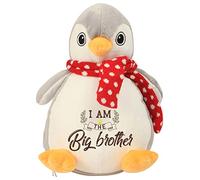 Getagift I Am The Big Brother Themed Birthday/Christmas Inspired Funny Unique Teddy Bear Soft Toy. (Penguin)