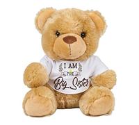 Getagift I Am The Big Sister Themed Birthday/Christmas Inspired Funny Unique Teddy Bear Custom Soft Toy.