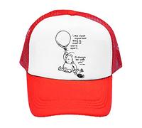 Getagift I'll Always be with You The Pooh Quote Birthday Secret Santa Chritmas Adjustable Mesh Baseball Cap. (Red)