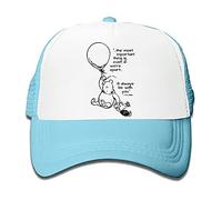 Getagift I'll Always be with You The Pooh Quote Birthday Secret Santa Chritmas Adjustable Mesh Baseball Cap. (Sky Blue)