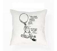 Getagift i'll always be with you The Pooh Quote Birthday Secret Santa Chritmas Home Décor, Satin Throw Pillow/Cushion. (Satin Cushion Cover With Insert)