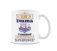 Getagift I'm a Drama Teacher What's Your Superpower?, Best Drama Teacher Gift, 11oz Coffee, Tea Mug.