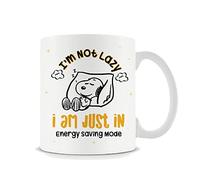 Getagift I'm not Lazy I'm just in Energy Saving Mode Sleeping Dog Mug Secret Santa Stocking Filler Birthday Office Work 11 oz White Mug