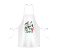 Getagift Just a girl who loves christmas, Baker BBQ Kitchen Chef Apron