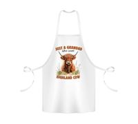 Getagift Just a Grandad Who Loves Highland Cow | Grandad Gift | Highland Cow Gifts for Men | Father's Day Gift for Grandad | Cute Farm Animal Lover Gifts, Baker BBQ Kitchen Chef Apron
