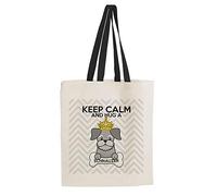 Getagift Keep Calm And Hug a Schnauzer Dog/Pet Themed Tote Bag-Cotton Shopping Bag. Gift For Christmas, Birthday Present, Gift Idea