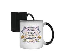 Getagift May He Give You The Desires of Your Heart Bible Verse/Quote Faith in God Present for Men/Women, Birthday Present Novelty Mug, Colour Changing Magic Cup/Mug.
