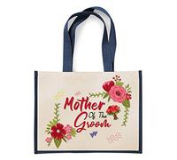 Getagift Mother Of The groom Wedding Themed Canvas Shopping Jute Bag Valentine/Wedding Gift. (Navy Blue)