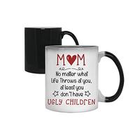 Getagift Mothers Day, Mum No Matter What Life Throws at You Birthday, Christmas, Secret Santa Ceramic Colour Changing Magic Cup/Mug.