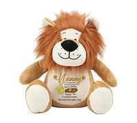 Getagift Mothers Day, Nanny If i had a Stars Christmas, Birthday, Nannie, Nan Soft Toys, Teddy Bear. (Lion)