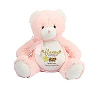 Getagift Mothers Day, Nanny If i had a Stars Christmas, Birthday, Nannie, Nan Soft Toys, Teddy Bear. (Teddy Pink)