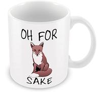 Getagift Oh for Fox Sake Unique Ceramic Coffee/Tea 11 oz Cup/Mug.