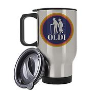 Getagift Oldi Gift for Grandpa/Grandma Fathers Day/Mothers Day Birthday Christmas Funny Gift Presents Celebration Silver/White Insulated Travel Tea/Coffee Mug. (Silver)