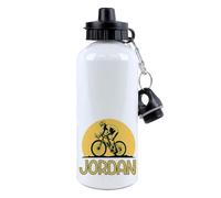 Getagift Personalised Cycling theme, Sports gift, Cycle Lover Gift, 500 ml Aluminium Water Bottle.