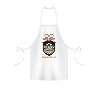 Getagift Personalised Fathers day inspired Great beard Dad Customise with DADDY Name Present Funny Adult Apron, Kitchen Apron.