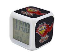 Getagift Personalised Father's Day themed This super dad belongs to Any name Funny unique gift for dad Digital Alarm Clock, Light Up Digital Alarm Clock, Customised Alarm.