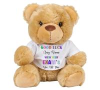 Getagift Personalised Good Luck with Your Exams, add 'Any Name' You've got This Gift, Soft Plush, Soft Toys, Teddy Bear. (Brown Teddy)
