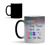 Getagift Personalised Good Luck WithYour GCSEs Mug, Add 'Any Name' You've got This Gift, Exam Good Luck Gift Colour Changing, Magic Mug. (C Handle)