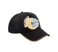 Getagift Personalised Grandad, Dad, Daddy, Any Name If We Had a Star for Every Reason Why We Love You, Present for Father’s Day, Birthday, Authentic Piped 5 Panel Cap. (Black Orange)