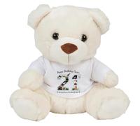 Getagift Personalised Happy 21st Birthday Photo Collage, Gift For Born in 2003, Soft Toys, Teddy Bear. (Cream Teddy)