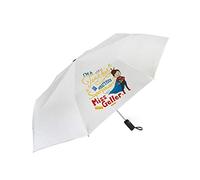 Getagift Personalised Teachers Gift - I am a Teacher What's Your Superpower Any Name Inspired White Umbrella. (Foldable Mini Umbrella)…