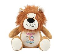 Getagift Personalised with ANY YEAR & ANY NAME Have A Magical Birthday Cute Unicorn present for kids, Girls, Daughter, Best Friend, granddaughter, Teddy Bear Plush Soft Toys. (Lion)