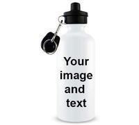 Getagift Personalised with your own image and text themed 500 ml Water Bottle Gift Back to School Christmas, Mother Day, Fathers Day, Anniversary, Birthday Gift Idea