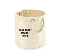 Getagift Personalised With Your Own Text/Image/Message Themed Heavy Canvas Storage Trug (Medium)