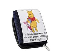 Getagift Pigglet and The Pooh Quote Birthday Secret Santa Chritmas Women’s Denim Coin Wallet.