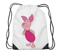 Getagift Piglet Cartoon The Pooh Quote Birthday Secret Santa Chritmas Drawstring Bag, Gym, Sports Bag.