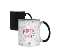 Getagift Princess Mug for Girls and Women, Mother's Day Gift, Princess Personalised Gift for Lady, Female, Birthday, Coffee Tea Cocoa Soup Daily use 11oz Ceramic Colour Changing Magic Cup/Mug.