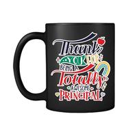 Getagift Principal Gift, Thank You for Being A Totally Awesome Principal, Black Satin Cup/Mug.