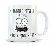 Getagift Rick Theme I Turned Myself Into A Mug 11 oz Coffee Mug Christmas, Birthday Gift