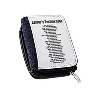 Getagift Senior Citizen Gift Olders Texting Code Mothers Day Secret Santa Birthday Women’s Denim Coin Wallet.